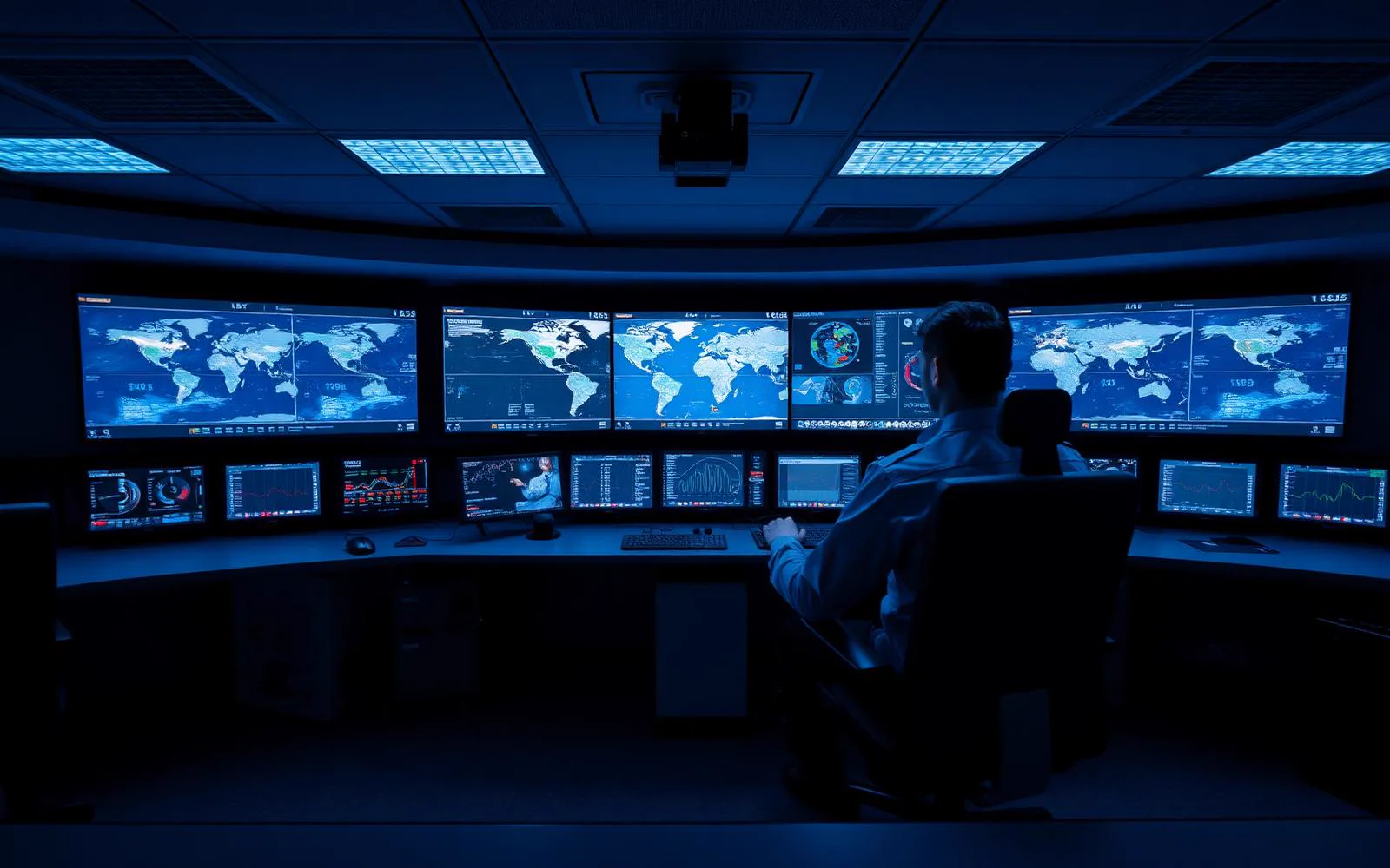 Professional aviation operations center supporting Saudi Arabia flight permits